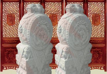 石雕抱鼓石景观雕塑