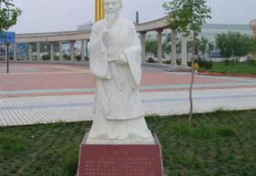 石雕华佗人物雕塑