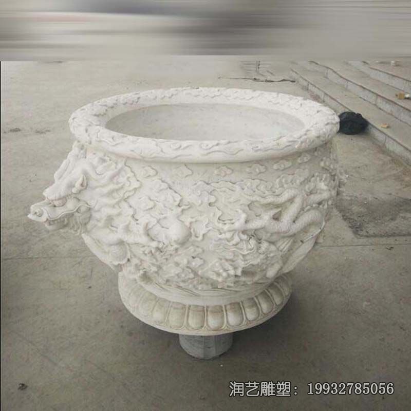 石雕园林水缸雕塑 石雕园林水缸雕塑