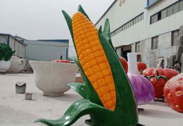 景观玻璃钢玉米雕塑