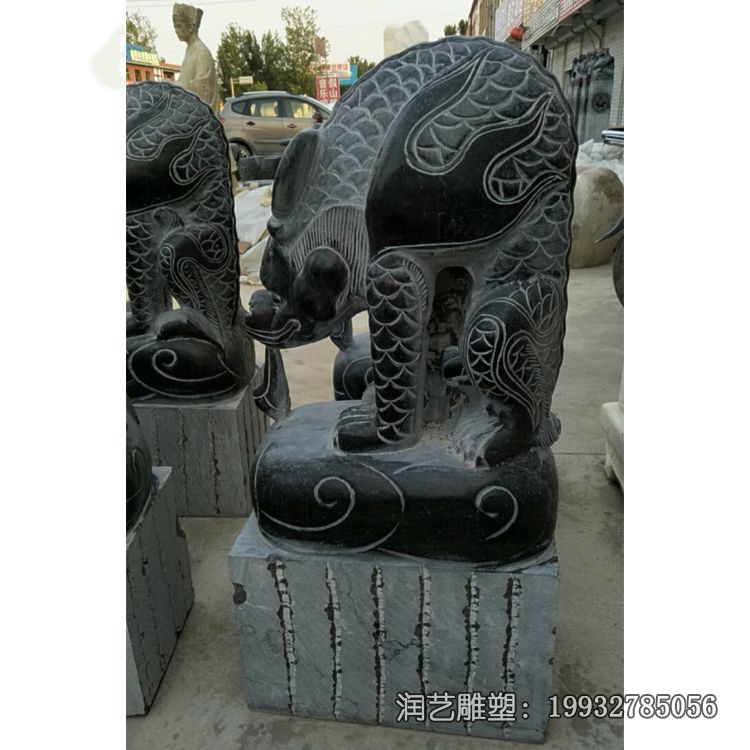 石雕动物避水兽雕塑 石雕动物避水兽雕塑
