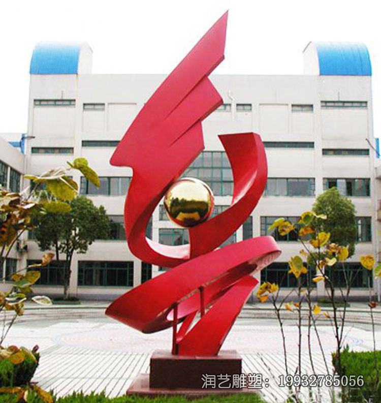 校园不锈钢辉煌雕塑 校园不锈钢辉煌雕塑