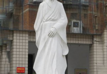石雕杜甫雕塑