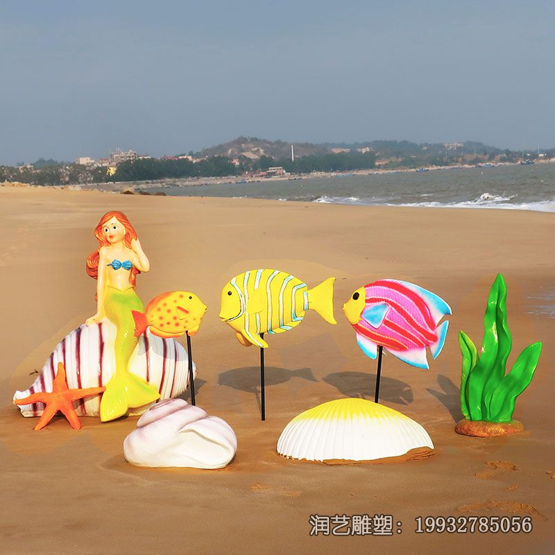 户外玻璃钢海洋生物雕塑 户外玻璃钢海洋生物雕塑