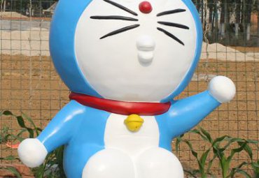 玻璃钢哆啦A梦卡通雕塑