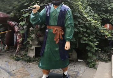 玻璃钢沙僧人物雕塑