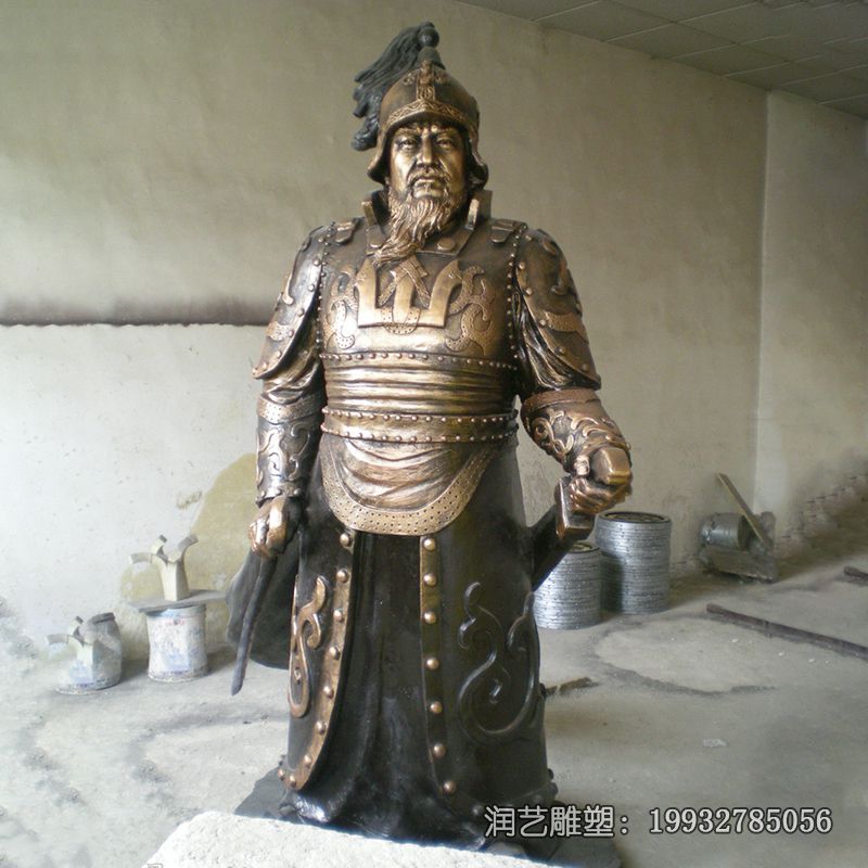 铜雕成吉思汗雕塑 铜雕成吉思汗雕塑