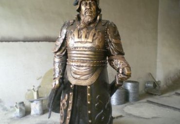 铜雕成吉思汗雕塑