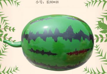 玻璃钢仿真西瓜雕塑