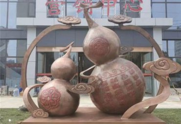 铜雕葫芦雕塑