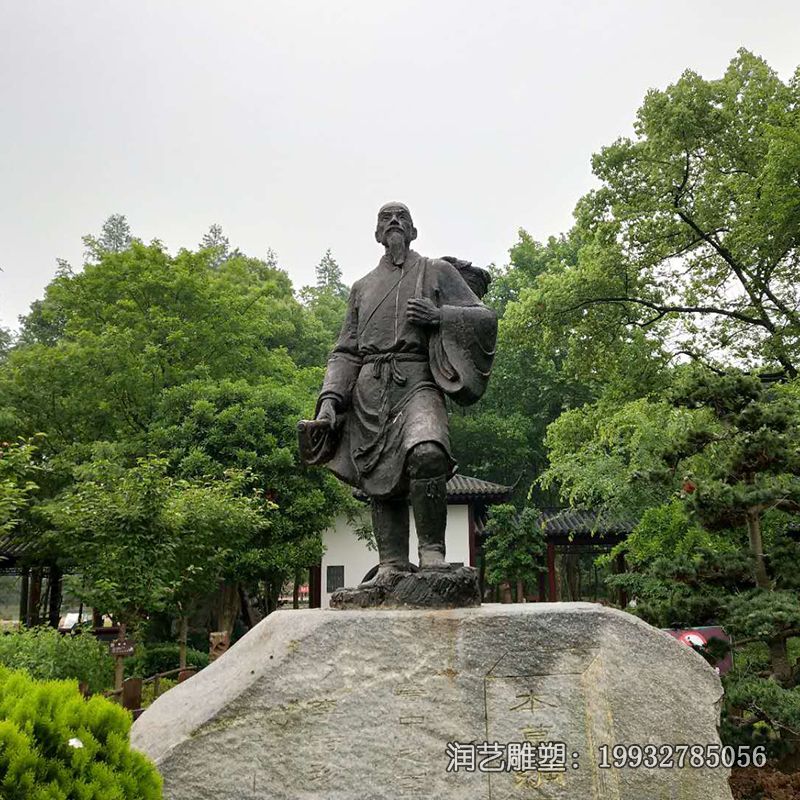 铜雕李时珍雕塑 铜雕李时珍雕塑