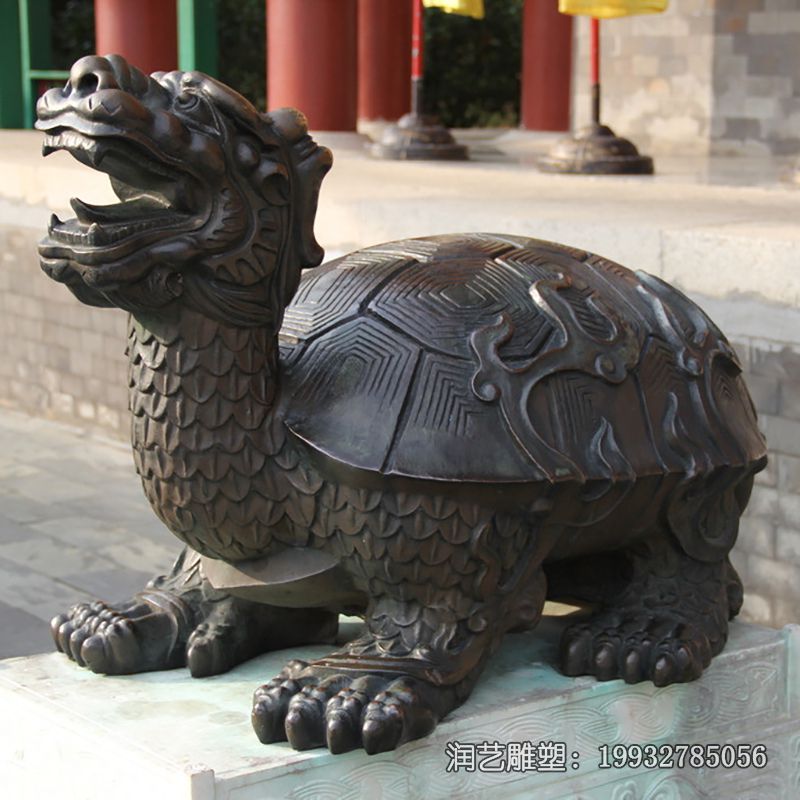 铜雕龙龟雕塑 铜雕龙龟雕塑