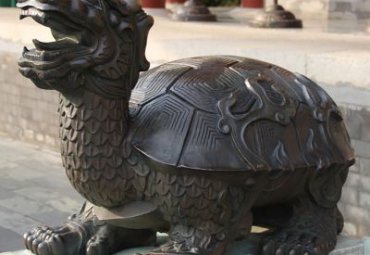 铜雕龙龟雕塑