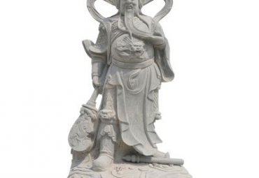石雕古代关公雕塑