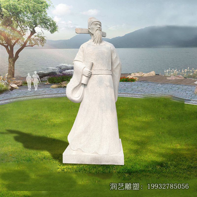 石雕公园李白雕塑 石雕公园李白雕塑