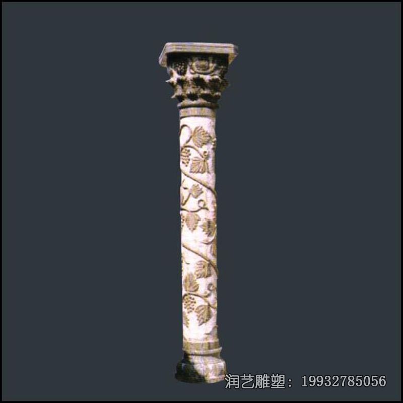 石雕欧式罗马柱雕塑 石雕欧式罗马柱雕塑
