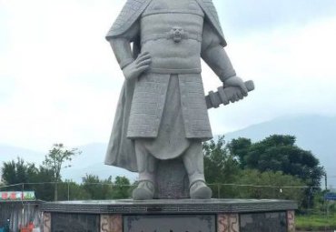 石雕戚继光雕塑