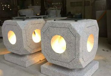石雕园林石灯雕塑