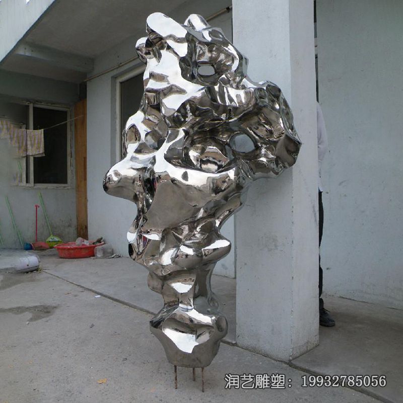 不锈钢太湖石景观雕塑 不锈钢太湖石景观雕塑