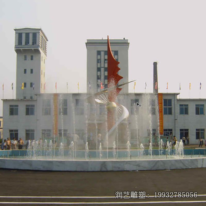 户外不锈钢喷泉雕塑 户外不锈钢喷泉雕塑