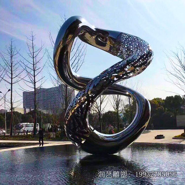 不锈钢抽象螺旋雕塑 不锈钢抽象螺旋雕塑