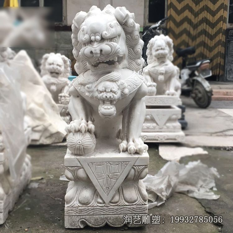 石雕动物狮子雕塑 石雕动物狮子雕塑