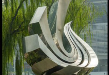 不锈钢抽象鸽子雕塑