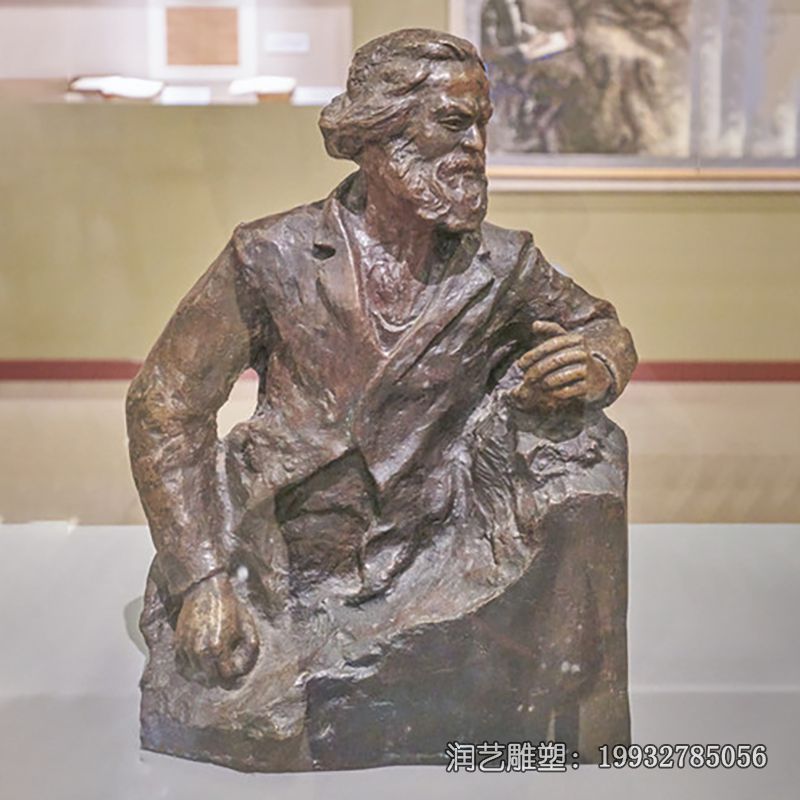 铜雕马克思雕塑 铜雕马克思雕塑