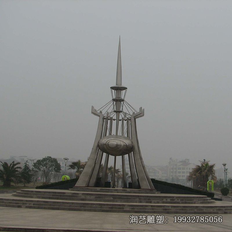 广场不锈钢鼎雕塑 广场不锈钢鼎雕塑