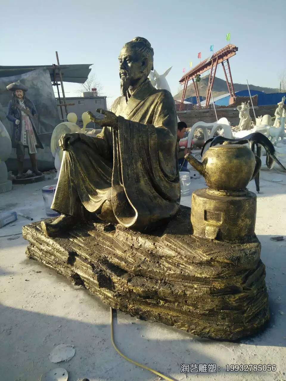 铜雕张仲景雕塑 铜雕张仲景雕塑