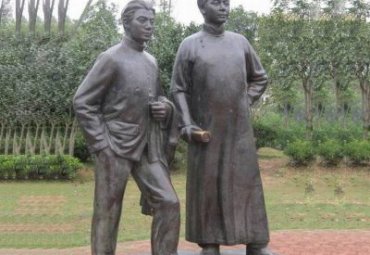 校园铜雕人物雕塑