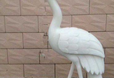 石雕动物仙鹤雕塑