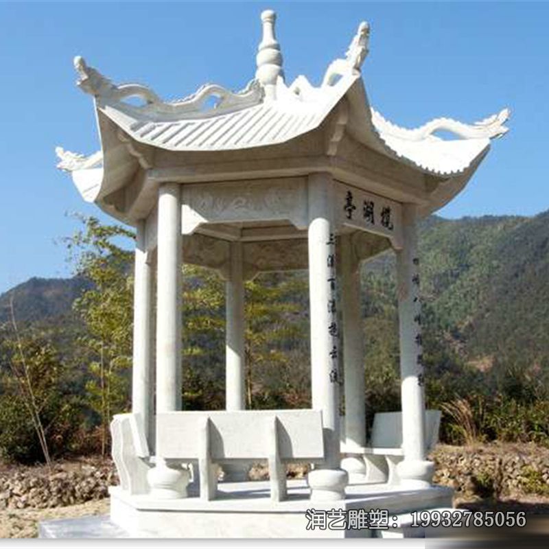 石雕凉亭公园雕塑 石雕凉亭公园雕塑