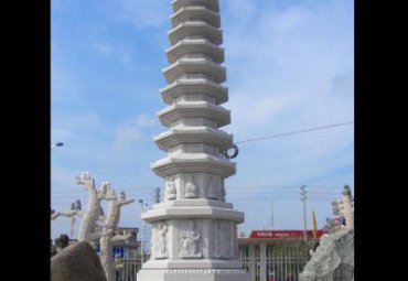 石雕塔景观雕塑
