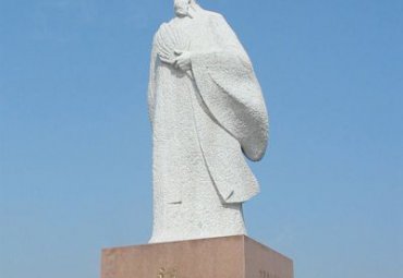 石雕诸葛亮雕塑