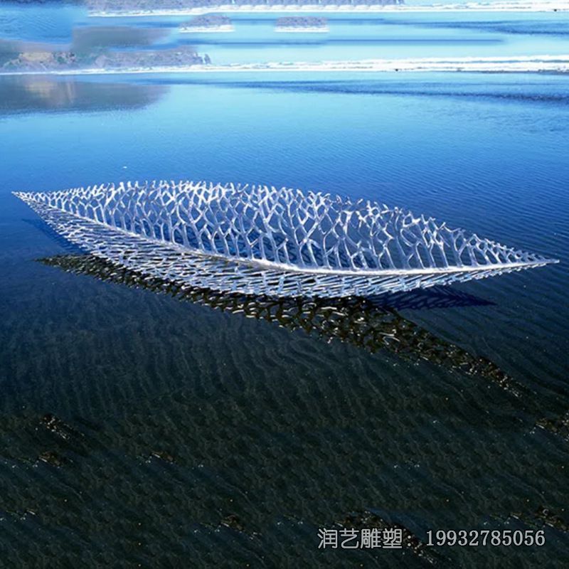 不锈钢小区树叶雕塑 不锈钢小区树叶雕塑