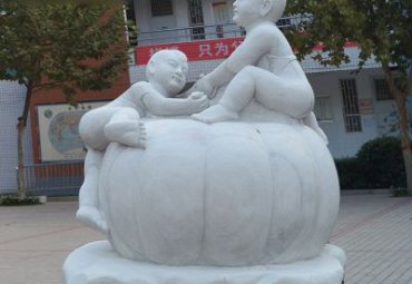 石雕公园儿童雕塑