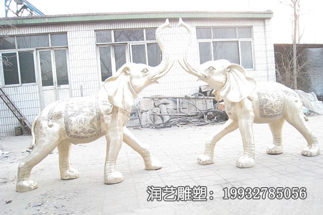 铜雕大象庭院雕塑 铜雕大象庭院雕塑