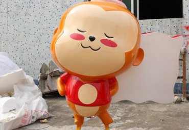 商场玻璃钢猴子雕塑