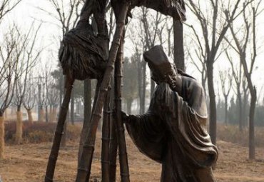铜雕二十四孝人物雕塑