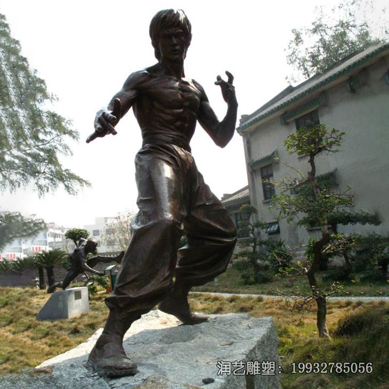 铜雕李小龙雕塑 铜雕李小龙雕塑