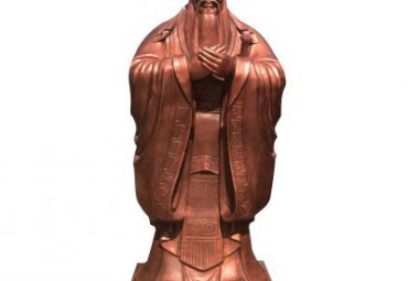 铜雕古代孔子雕塑