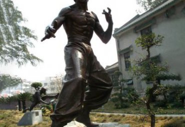 铜雕李小龙雕塑