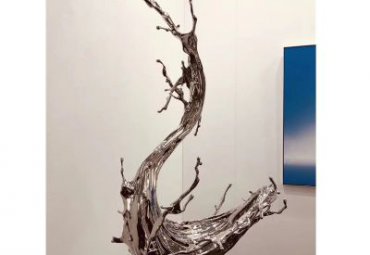 城市不锈钢水花雕塑
