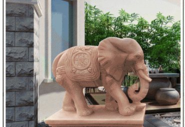 石雕大象雕塑
