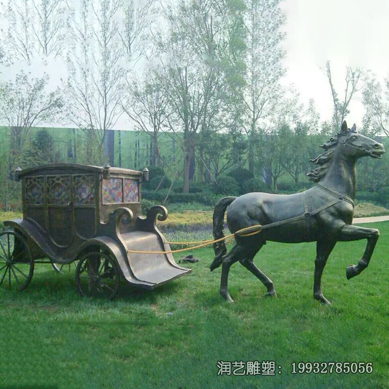 马车铜雕雕塑 马车铜雕雕塑