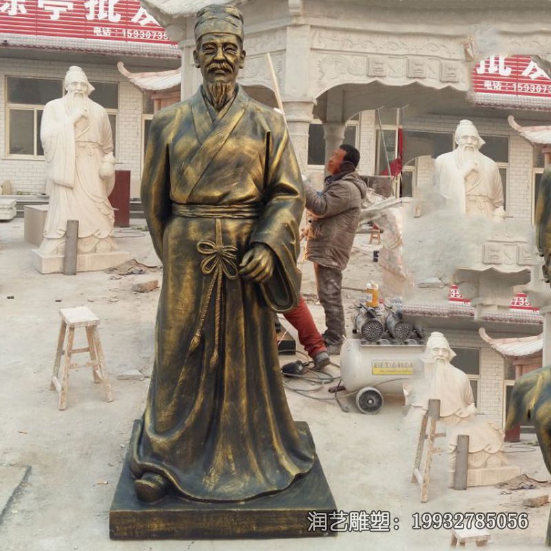 铜雕孟子人物雕塑 铜雕孟子人物雕塑