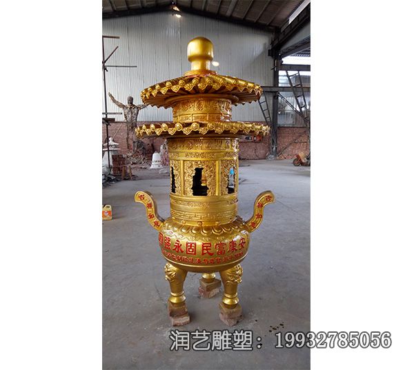香炉铜雕雕塑 香炉铜雕雕塑