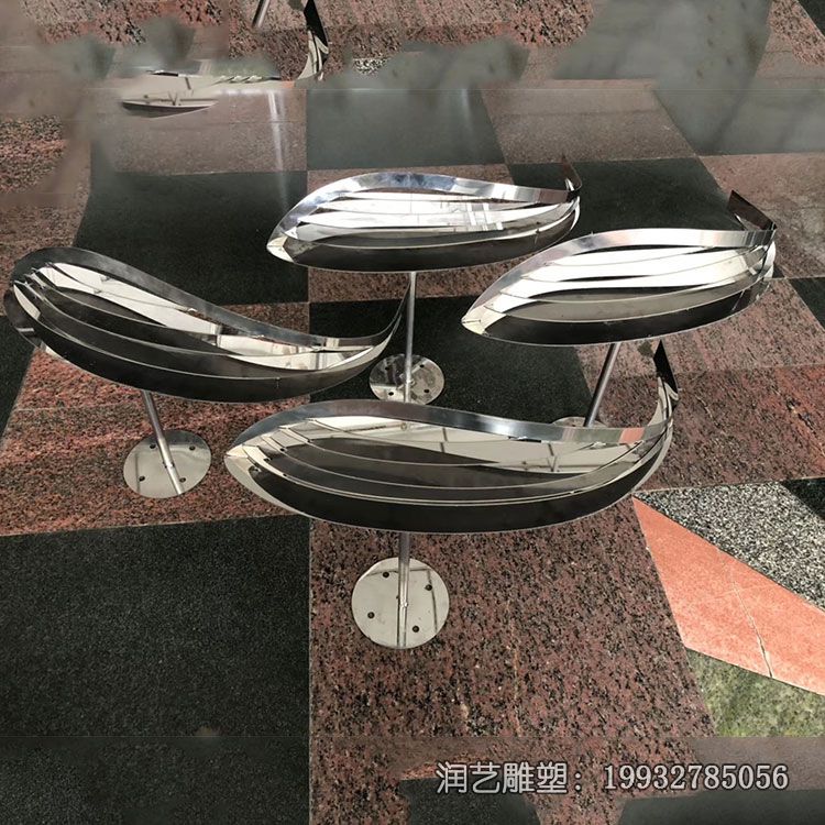 不锈钢抽象动物鱼雕塑 不锈钢抽象动物鱼雕塑