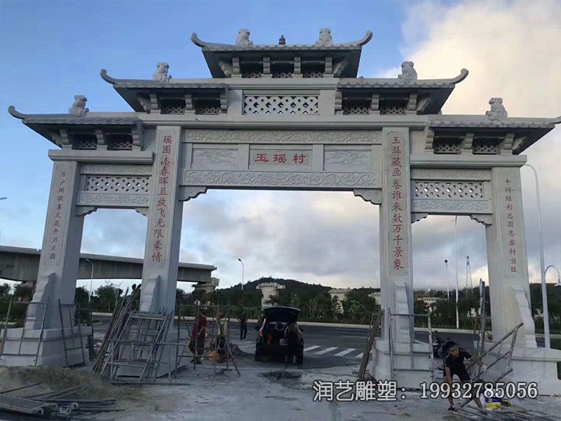 石雕牌坊雕塑 石雕牌坊雕塑